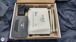 PTCL Router | V. Sol Ono | Box with complete stuff