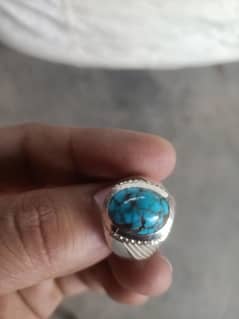 old mine original nishapuri feroza Hande made heavy Ring