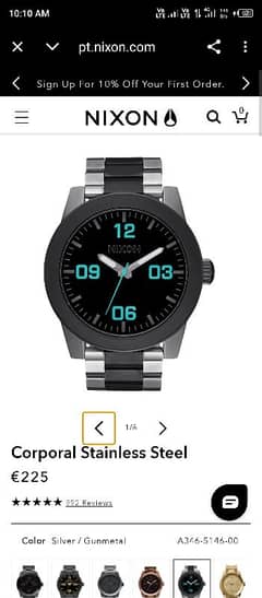 Nixon Men’s Analog Wrist Watch - Stylish & Durable