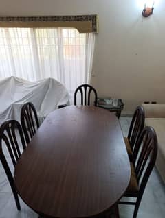 dining table with chairs