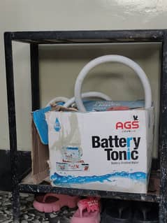 tubular battery stand