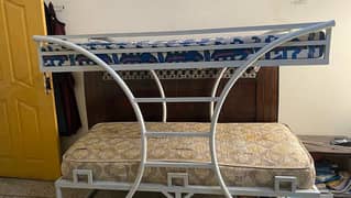 Iron Bunk Bed with 2 mattresses new || Bunk Bed || Bunk Bed for sale