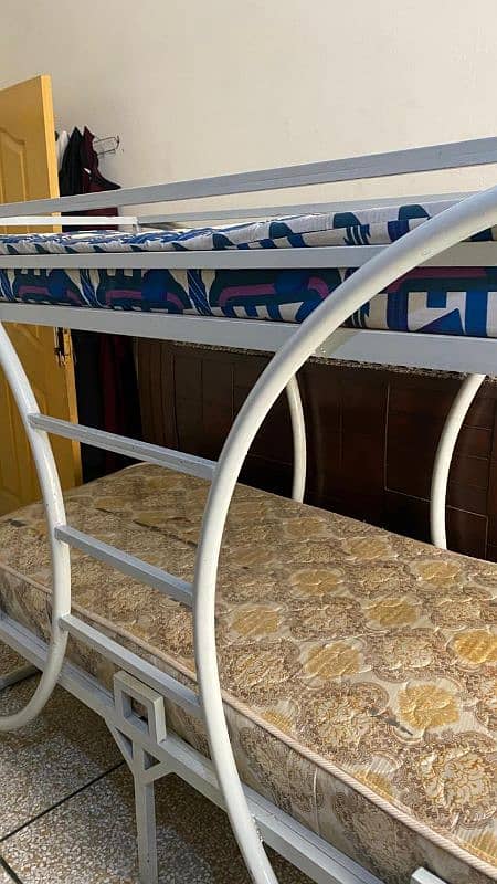 Iron Bunk Bed with 2 mattresses new || Bunk Bed || Bunk Bed for sale 2