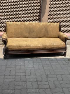 6 Seater Sheeshum wood sofa set