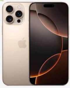 iphone 16 pro max natural titanium 256 gb  box packed