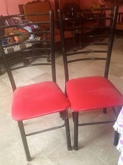 Dining Table With Chairs 15000/- & Syti with New Form 12000/-