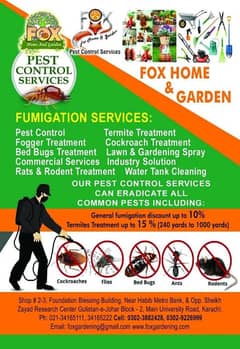 Fox home garden fumigation service
