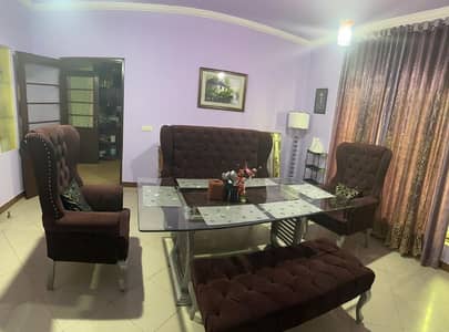 dinning table with long chairs