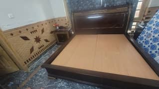 King size Bed with mattress with dressing with King size wardrobe