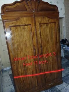 Almari and dressing table for urgently sale