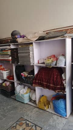 Shelves and counter
