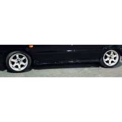 Rays TE37 alloy rims with tyres for sale.