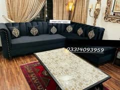 Corner sofa set in Master Molty foam 7 seatr