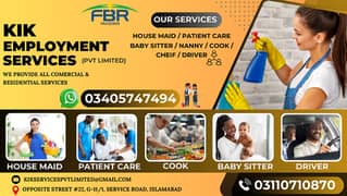 Nurse/Care Taker/Patient Attendant /Baby sitter/Nanny/Maid Helper