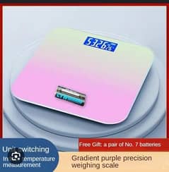Gradiant Color Electronic Weight Machine