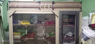 showcase / wooden showcase / crockery showcase / bartan wali almari