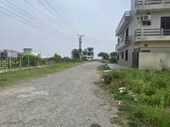 8 Marla Plot with Back open and 3rd to Double Road Ideal location access and approach for sale