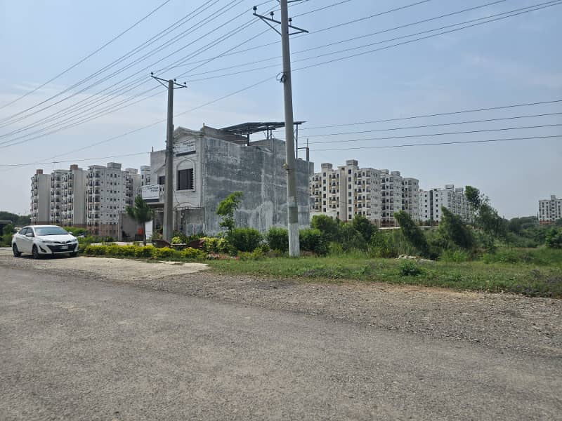 8 Marla Plot with Back open and 3rd to Double Road Ideal location access and approach for sale 1