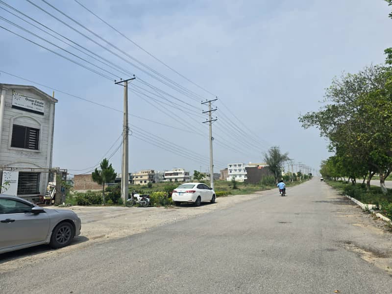 8 Marla Plot with Back open and 3rd to Double Road Ideal location access and approach for sale 2