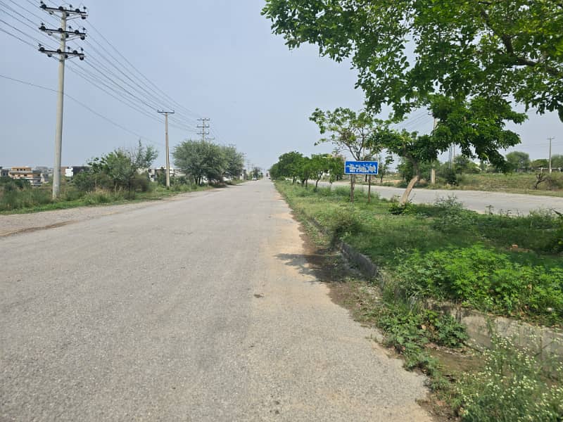 8 Marla Plot with Back open and 3rd to Double Road Ideal location access and approach for sale 4