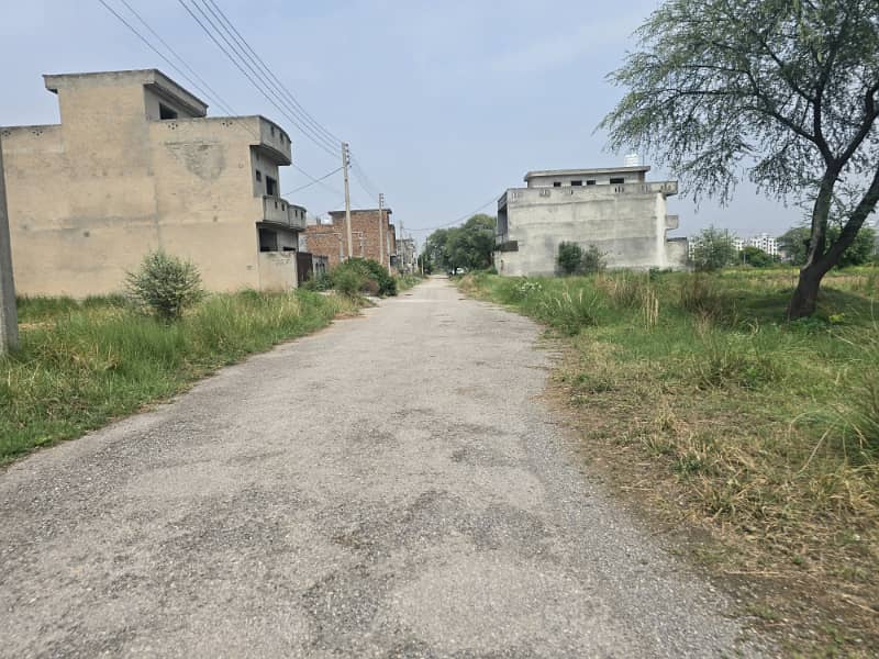 8 Marla Plot with Back open and 3rd to Double Road Ideal location access and approach for sale 7