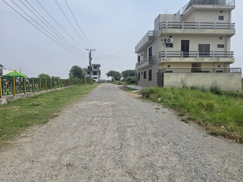 8 Marla Plot with Back open and 3rd to Double Road Ideal location access and approach for sale 10