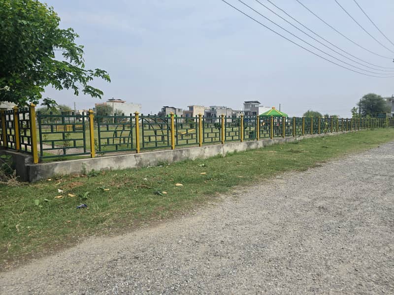 8 Marla Plot with Back open and 3rd to Double Road Ideal location access and approach for sale 11