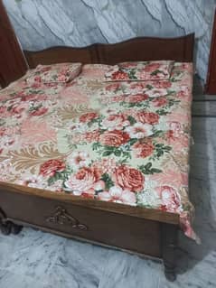 Double Bed Old Furniture Wood and design
