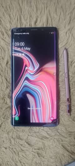 Samsung note 9 all ok ek lakir hai