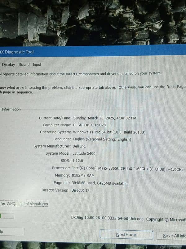Dell Latitude 5400 Core i5 8th Gen 4