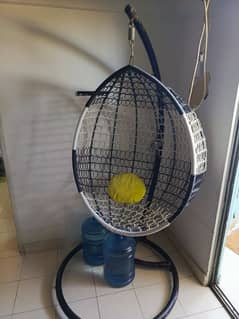 Hanging Swing Chair Jhoola with Stand