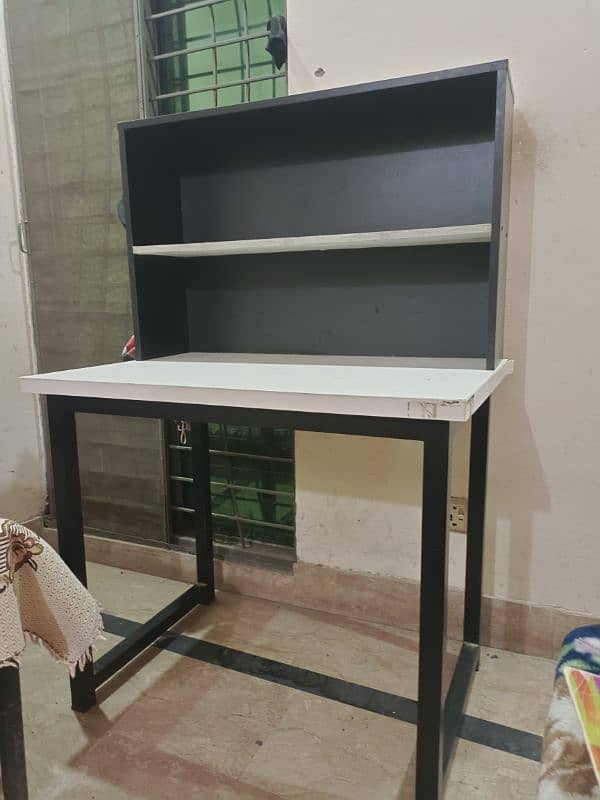 Study table, table with book shelf, table for study 4