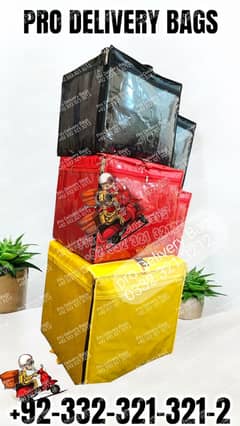 delivery bags Pakistan, customized delivery bags, Rider bag