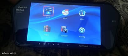 Bluetooth Touch screen /7 inch Rearview Led  monitor
