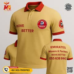T Shirts Printing, Office Uniforms, Polo,cotton and Sports Shirts. etc