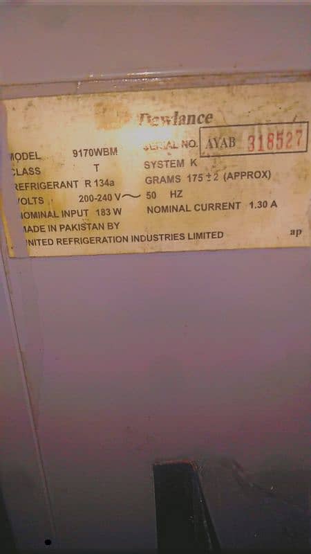 Dawlance Medium Size Fridge, Good Condition, In use, 6
