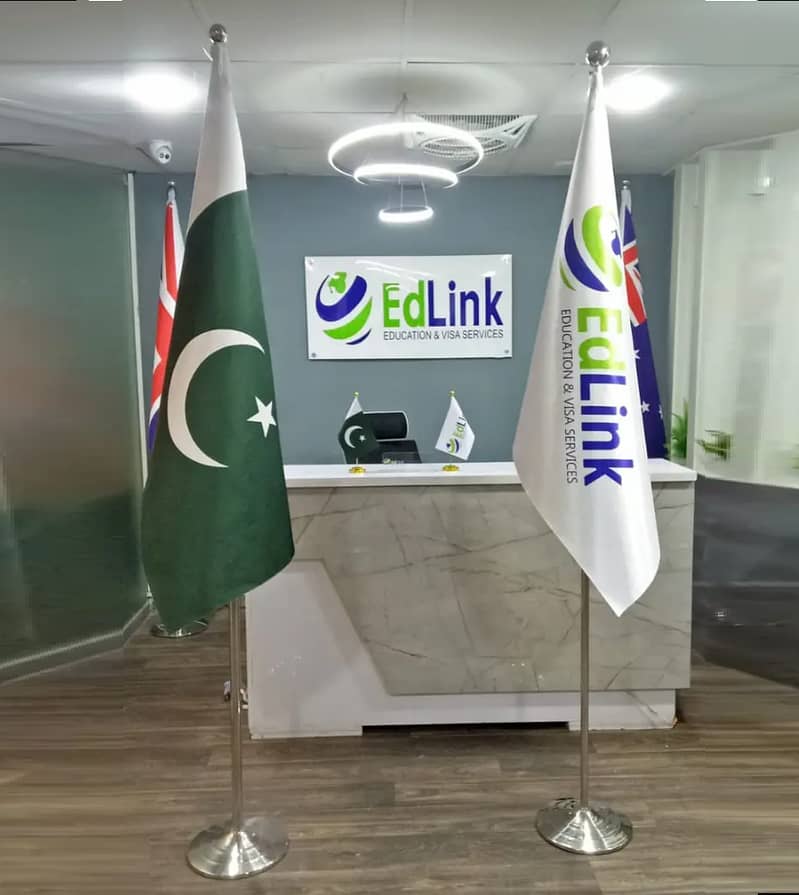 Vip Flags & Golden Pole | Custom Printing Lahore | call 03008003560 3