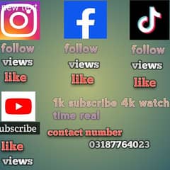 all social media service available ha