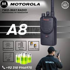Walkie Talkie | Wireless Set Official Motorola A8 Two Way Radio