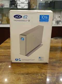 LACIE 10TB D2 PROFFESIONAL THUNDERBOLT-3 + USB-C EXTERNAL HARD DRIVE