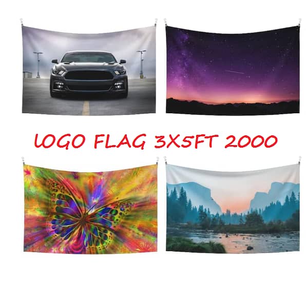 Office Flag, School Flag & Golden Pole, Custom Flag Printing in Lahore 11