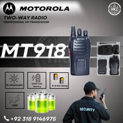 Walkie Talkie | Wireless Set Official Motorola MT918 Two Way Radio