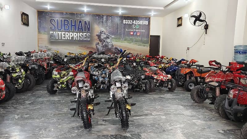 124cc Special Edition Mini Trail &Atv Quad Bikes Delivery In All Pak 1