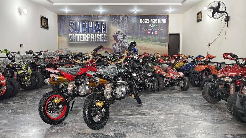 124cc Special Edition Mini Trail &Atv Quad Bikes Delivery In All Pak 3