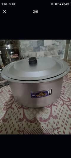 full size pateela or steel ka Saman hai bilkul new hai use nai hua