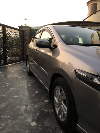 Honda City Aspire prosmatic 2021 delivered and registered silver color
