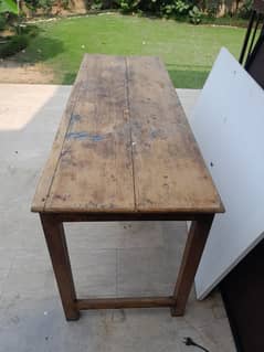 wooden table