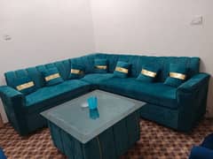 7 Seter L Shape Sofa