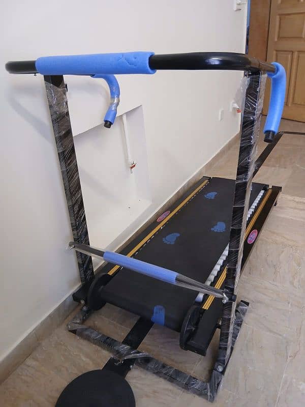 Manual treadmill and twister exercise 4