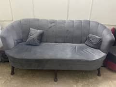 7-Seater Sofa Set + Matching Curtains